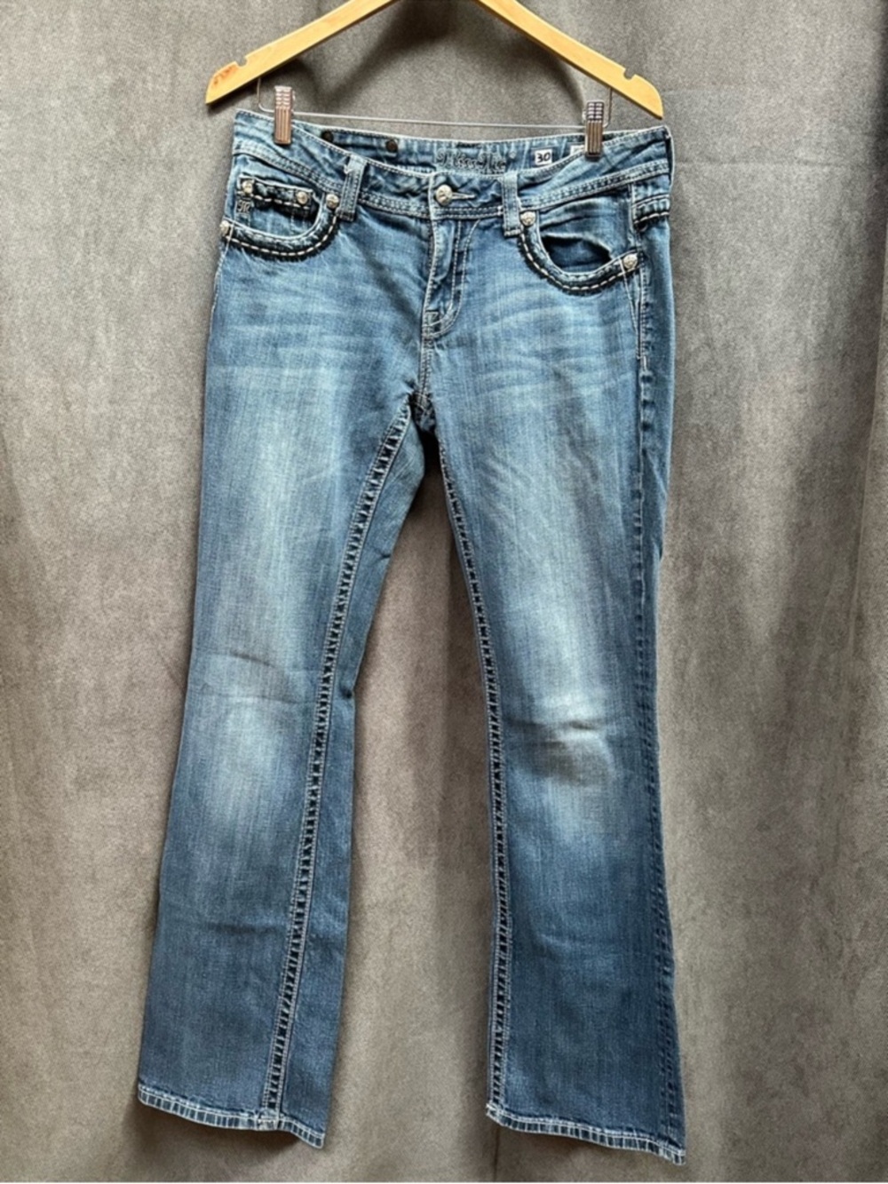 Miss Me bootcut jeans embellished 30x35 JE5733EX